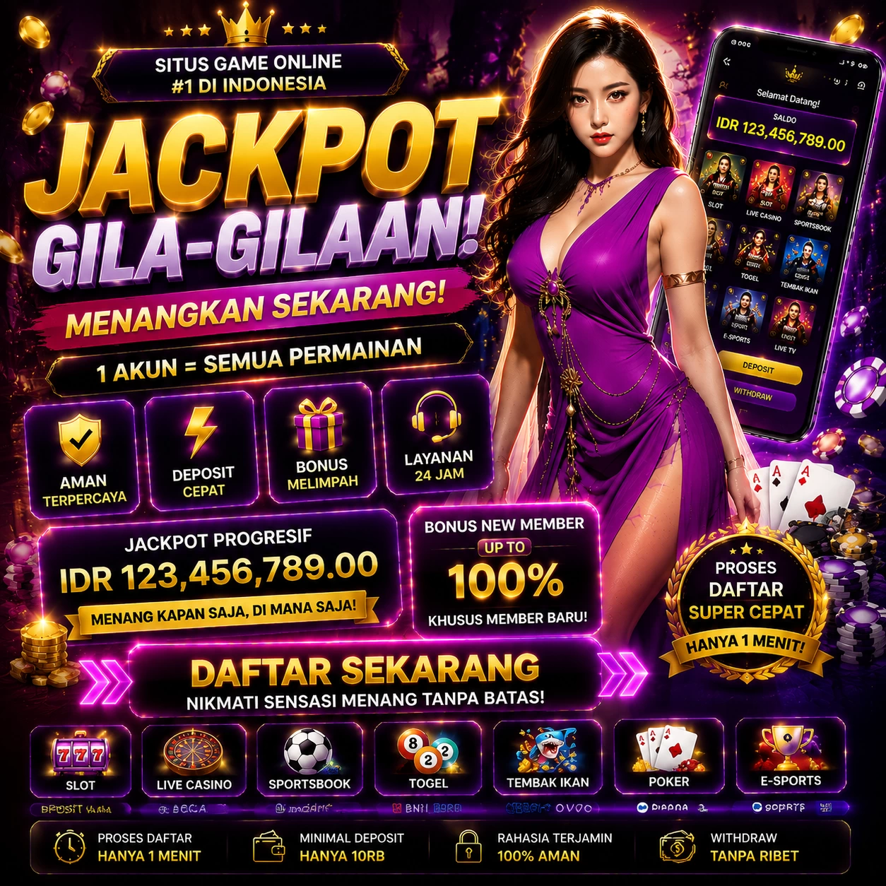 Aplikasi mantrslot Android